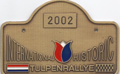 Schild Tulpenrallye 2002
